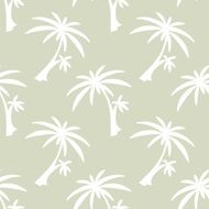 Seamless pattern with palm trees