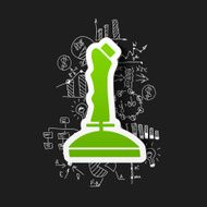 Drawing business formulas joystick N26