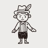 German people doodle N5
