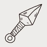 ninja weapon doodle N19
