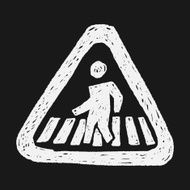 people walk sign doodle N6