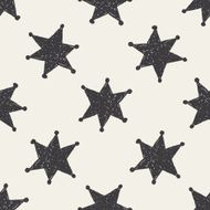 police Badge doodle seamless pattern background N4