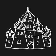 russia castle doodle N5