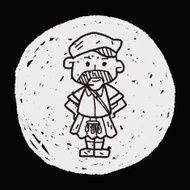 scotland man doodle N6