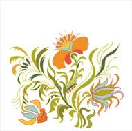 Floral decorative ornament