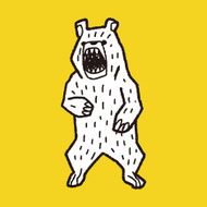 bear doodle N27