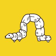 caterpillar doodle N27