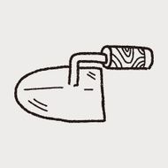 cement trowel doodle N14