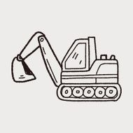 Excavator doodle N21