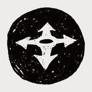 GPS arrow doodle N13