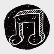 music note doodle N81