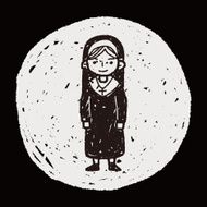 nun doodle N5