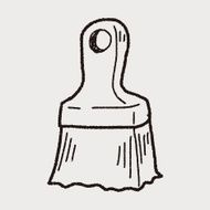 paint brush doodle N22