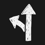 road sign doodle N15