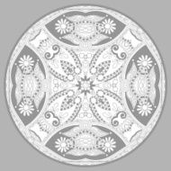 coloring book page for adults - zendala joy to older N24