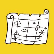 treasure map doodle N9