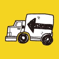 truck doodle N134