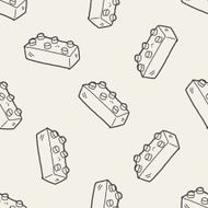 block toy doodle seamless pattern background N12