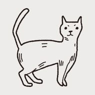 cat doodle N16