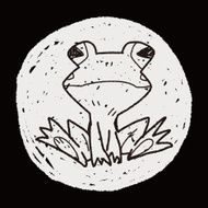 frog doodle N10