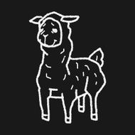 llama doodle N6