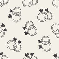 ring doodle seamless pattern background N6