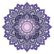 Beautiful Indian floral mandala ornament N38