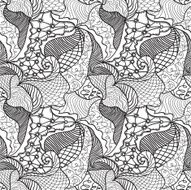 Hand drawn seamless pattern N38