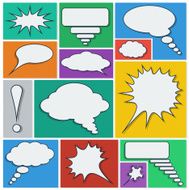 Speech bubbles set N3
