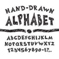 Hand Drawn Alphabet N21
