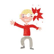 cartoon amazed man N19