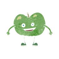 cartoon happy apple character N4