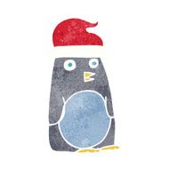 Cartoon Christmas Penguin N22