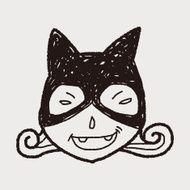 cat woman doodle N9