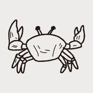 Crab doodle N25