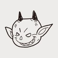 devil doodle N23