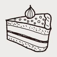 doodle cake N213