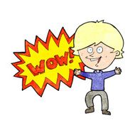 cartoon amazed man N20