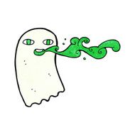 cartoon gross ghost N41