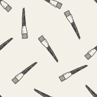 Doodle Brush seamless pattern background N8