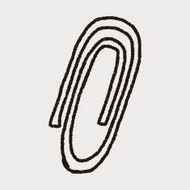 Doodle Paper clips N7