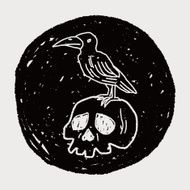 skull Doodle N79