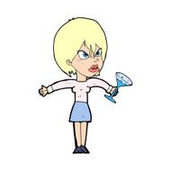 caroton woman with drink N4