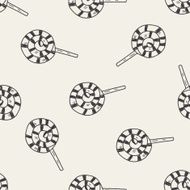 candy doodle seamless pattern background N30