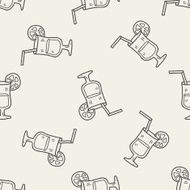 cocktail doodle seamless pattern background N2