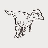 dinosaur doodle N90