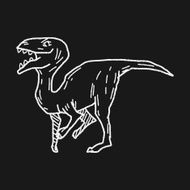 dinosaur doodle N92
