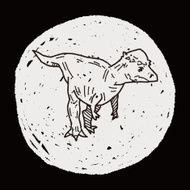 dinosaur doodle N94