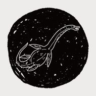 dinosaur doodle N96