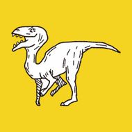 dinosaur doodle N99